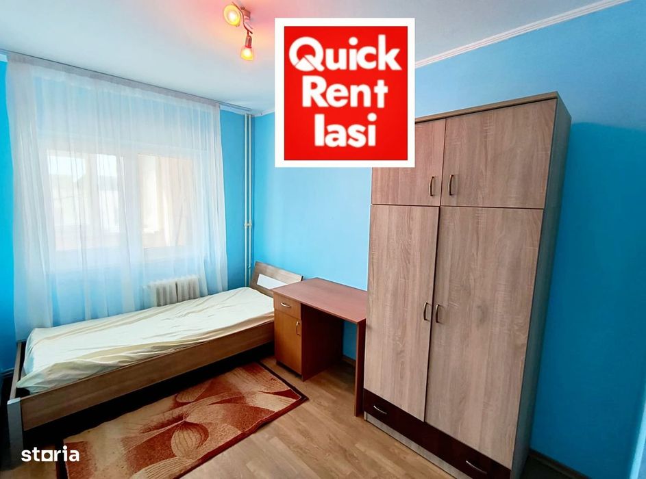 Centru Langa UMF si UAIC Apartament 3Camere Decomandat De Inchiriat