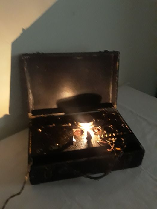 Aparat vechi anii 20,  pt măsurat lampi electronice