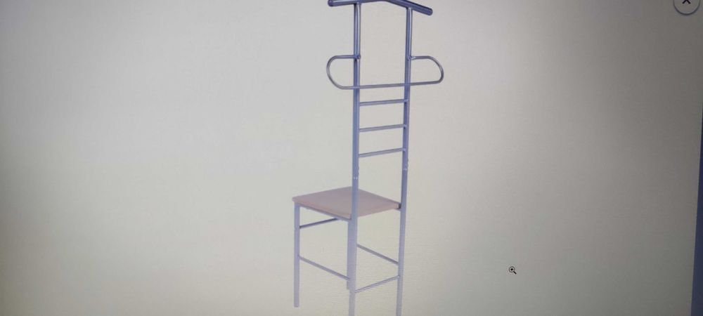 Универсални  столове, за сядане и дрехи 2 бр, метал