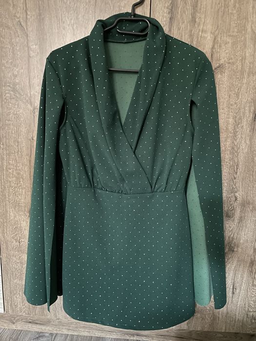 Намалена! Рокля с блестящи частици