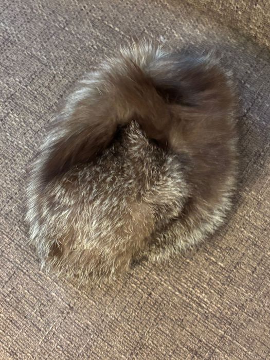 Caciula vulpe argintie - ca noua