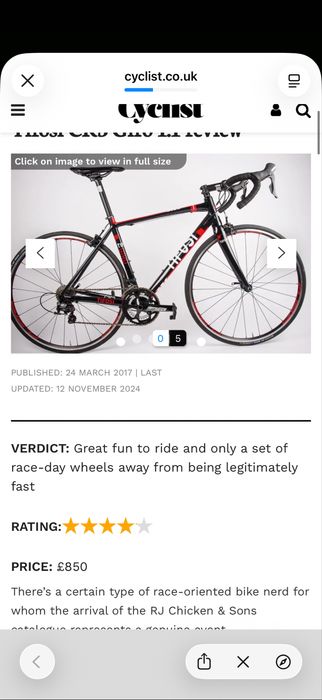 Bicicleta cursiera  ca noua