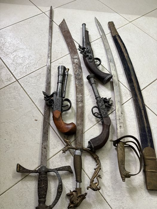 Пищов пушка меч сабя възстановка