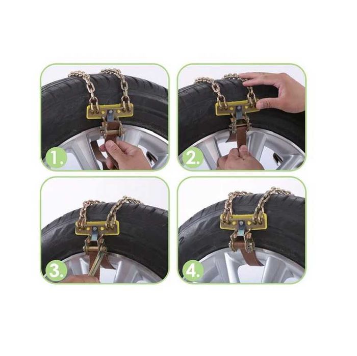 Комплект двойни вериги Mercado Trade, За сняг, За гуми, 185 - 265мм.