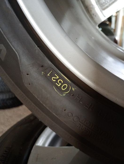 Хюндай,Датчия,Кия джанти със летни гуми 215/55/17 7J ET 43 5x115 цо 6