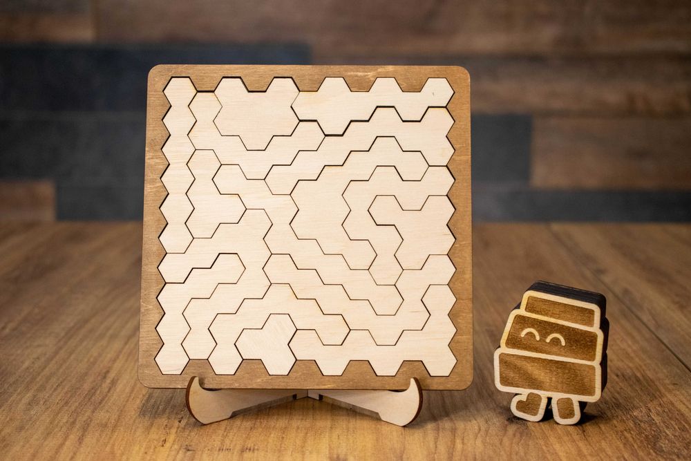 Дървен Хекса пъзел