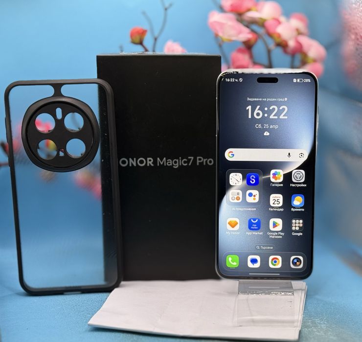 ГАРАНЦИОНЕН!!! HONOR Magic 7 Pro, Dual SIM, 12GB RAM, 512GB, Lunar Shadow Grey