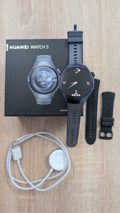 Smartwatch/Ceas HUAWEI WATCH 5 46MM Purple Aerospace, 2 curele