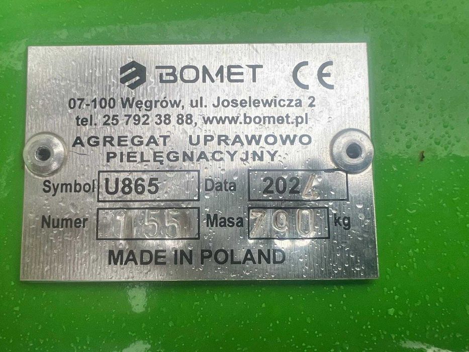 Bomet Noctu Култиватор за картофи пасивен - 4x75 (ново) + видео