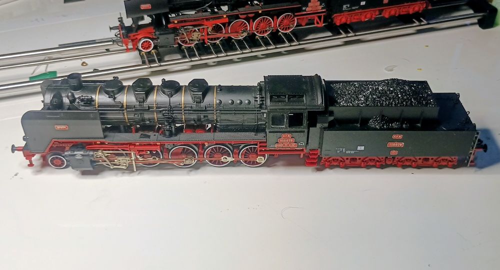 Locomotiva CFR 150, digitală SUNET, machetă trenuleț electric vagon HO