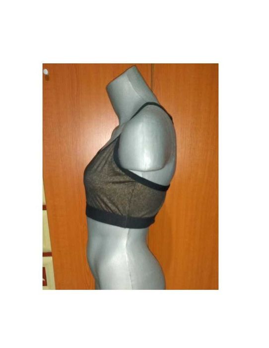 Bustiera neagra/aurie cu dublura pentru bureti , UK, S-M