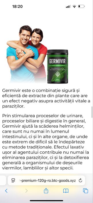 Germivir deparazitare