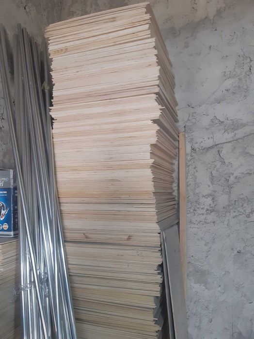 Фанера "6" толщина 6 мм, размер 60х60 см и 30х90 см