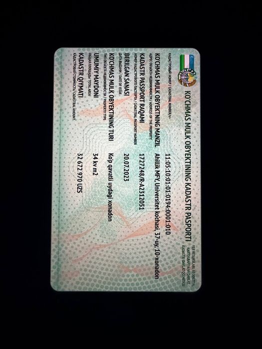 Toshkent viloyati qibray tumani ahillik mfyda 1 xonalik kv selxoz