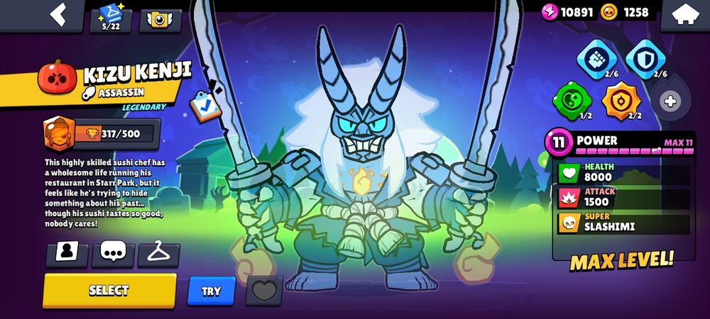 Продажа аккаунта Brawl Stars 17155 кубков