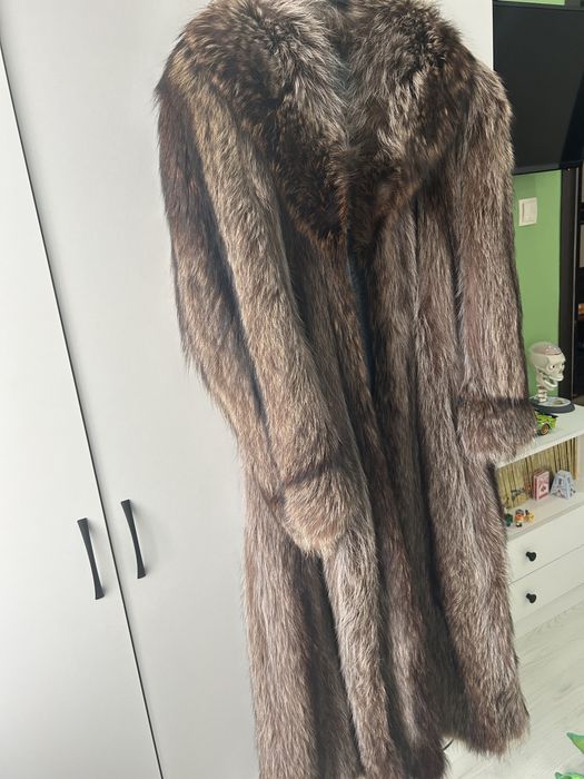 Палто естествен косъм