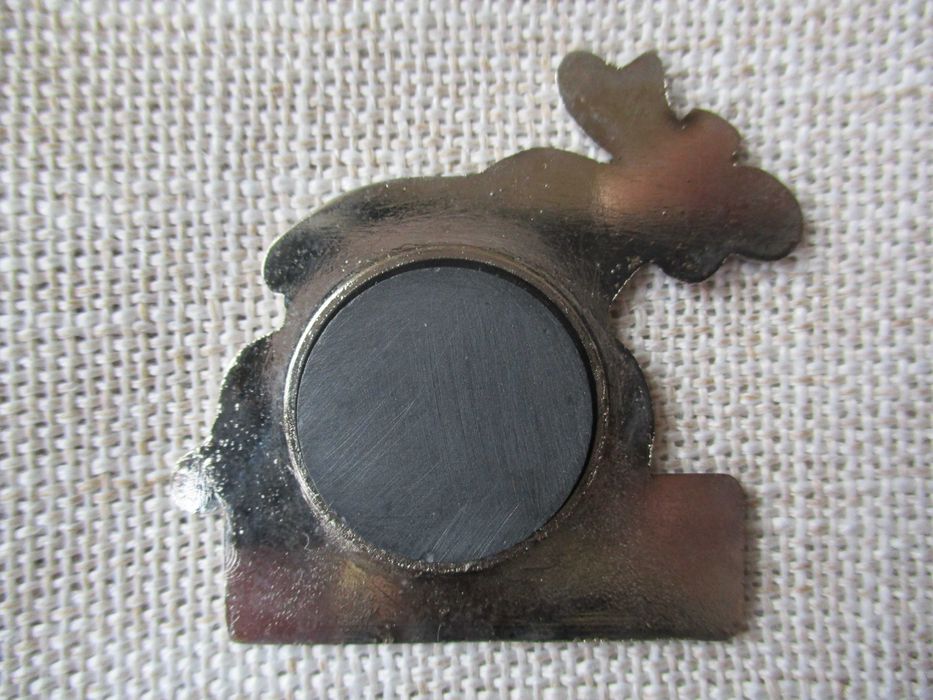 Magnet de frigider, elan, Norge, metalic