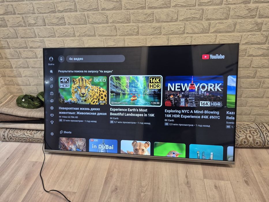 Телевизор 4к HDR TCL состояние хороший