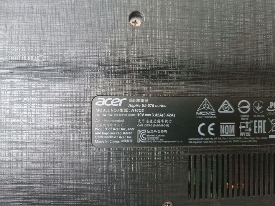 Ноутбук acer Aspire E5-576