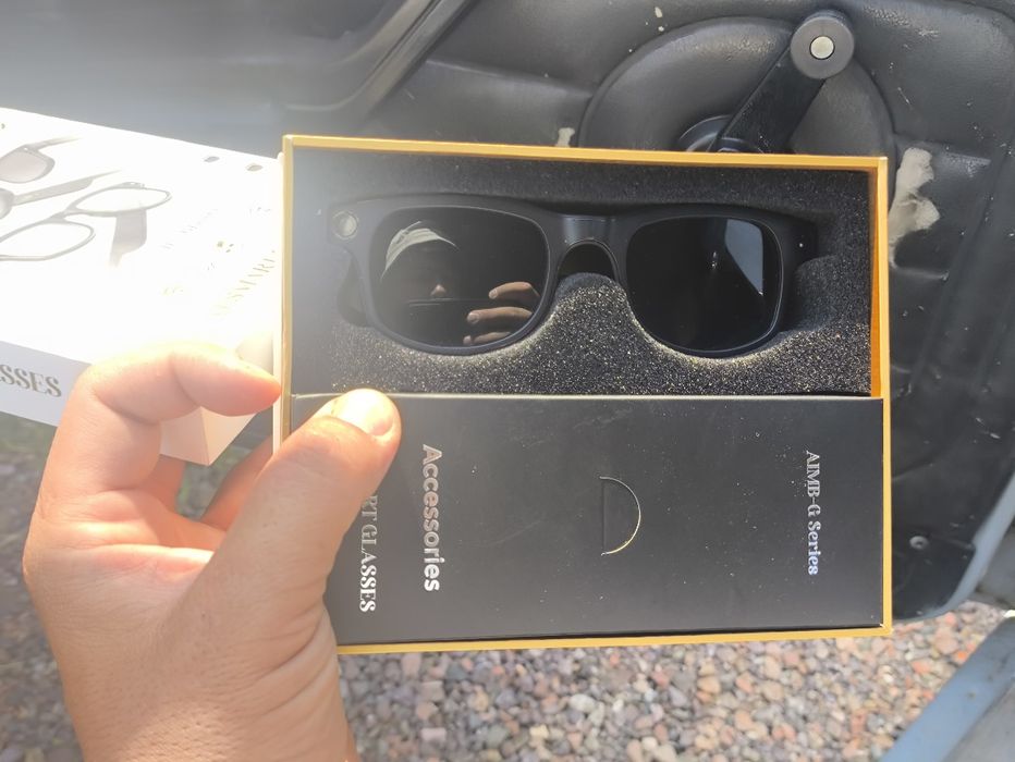 AI Smart kamera achki. AI smart glasses ochki.