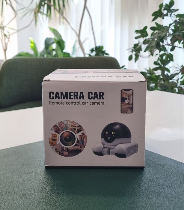 Robot inteligent mobil cu Cameră Supraveghere HD, Control din Telefon – Nou la cutie
