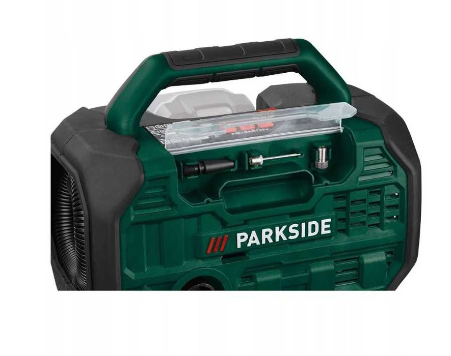 Компресор със смарт батерия 4Ah ParkSide PKA 20-LI A1