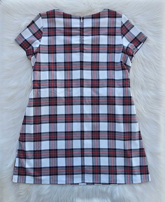 Дамска карирана рокля Л-ХЛ