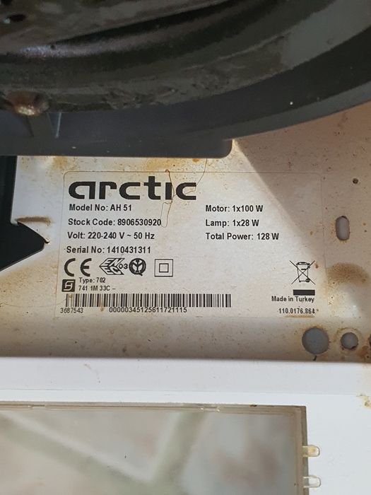 Hota aragaz funcțională
