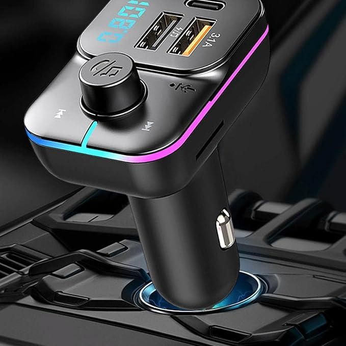FM Трансмитер С45 Bluetooth 5.0 за автомобил с бързо зареждане Зарядно