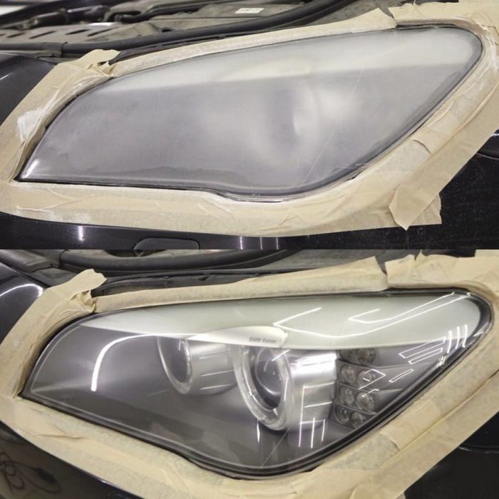 Полиране на фарове + Керамо покритие. На посочения от вас адрес.