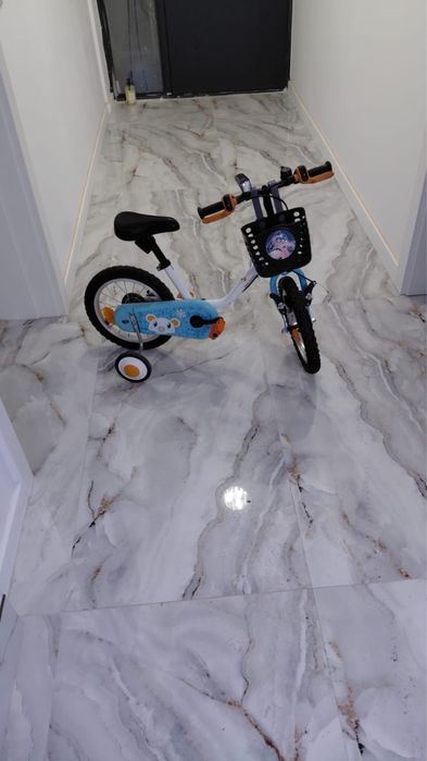 Bicicletă 14’’ 3-5 ani 100 ARCTIC B'TWIN