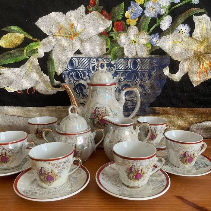 Сервиз кофейный на 6 персон, Япония