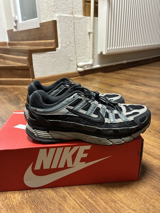 Nike p-6000 gri cu alb