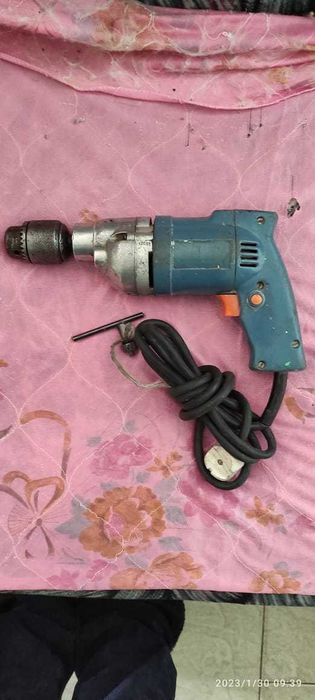 Электро дрель советская