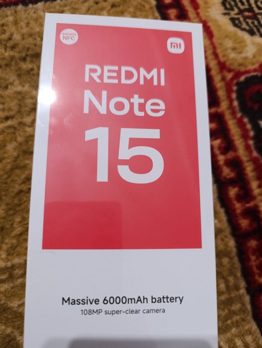 Xiaomi note 15 black 128