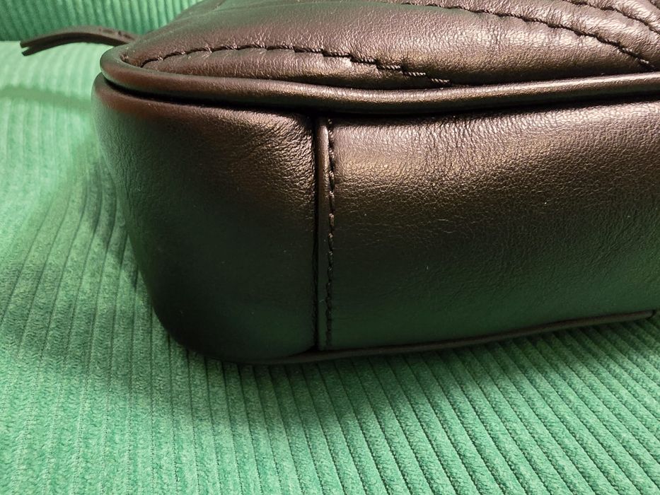 Geanta Musette piele neagra