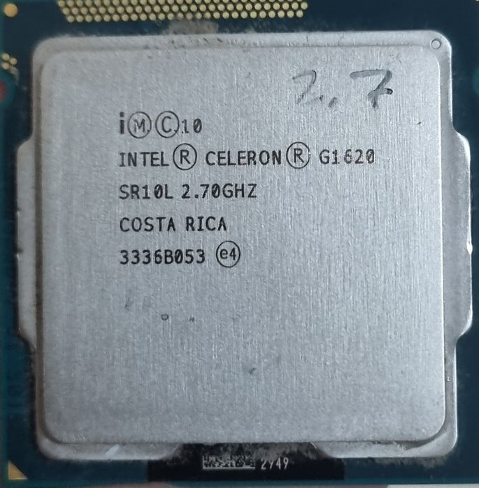 Продаю процессор celeron g1620 использовался не долго