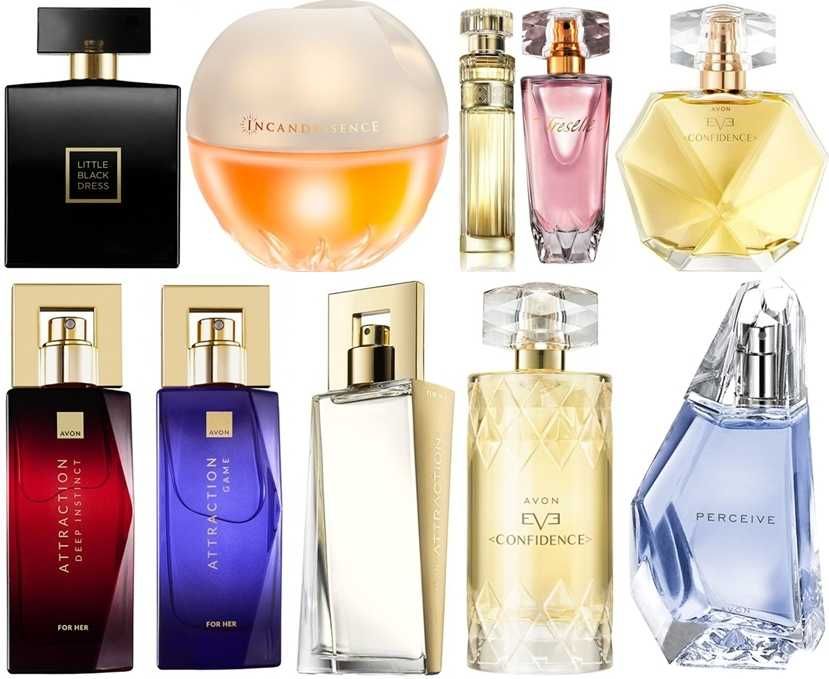 Дамски тоалетни води и парфюми от Avon, Oriflame