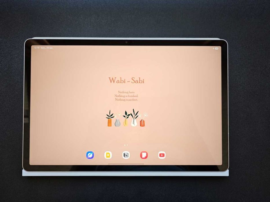 Tableta Samsung Galaxy Tab S9 FE+ (S9 FE Plus), 12.4", 12GB RAM, 256GB + Husa Samsung Smart Book Cover, garantie eMAG