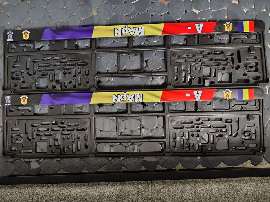 Suporturi pentru numere auto personalizate MAPN noi