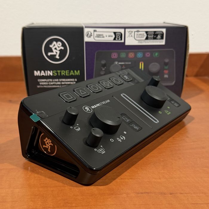 Mackie MainStream | Interfață Audio Video Completă | Streaming Live și Captură Video cu Butoane de Control Programabile