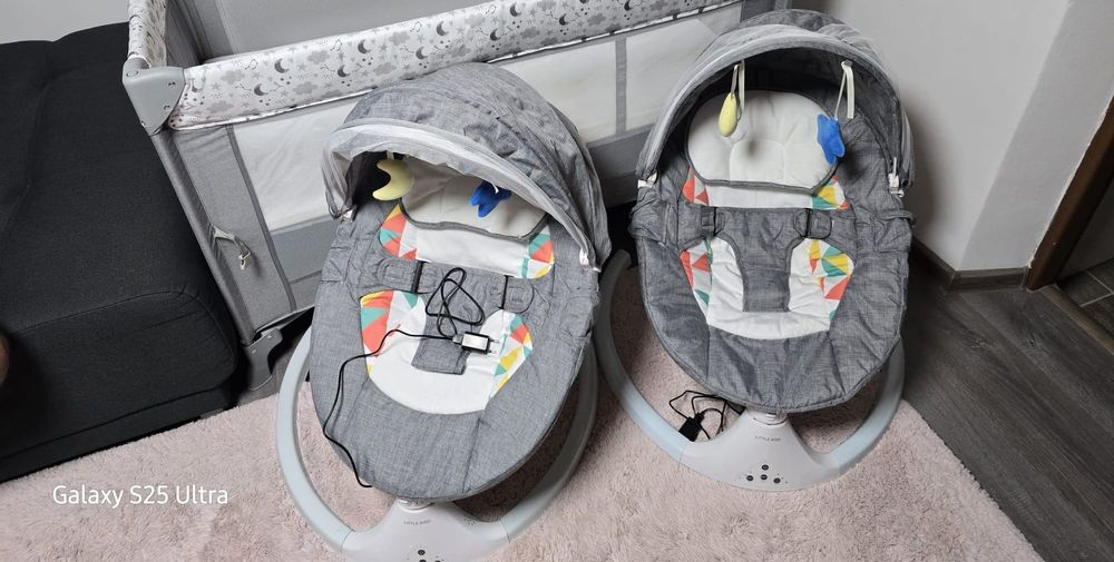 2 legănuțe electrice