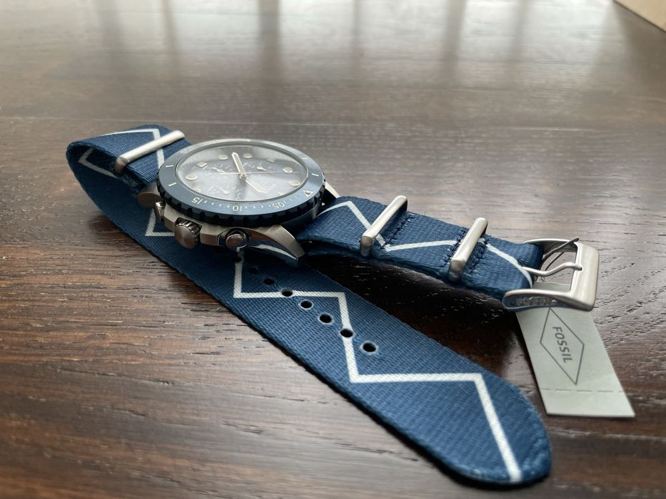 Ceas Fossil Chronograph Diver Albastru