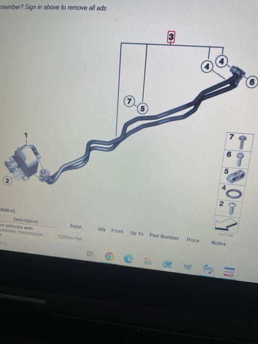 Conducte racire ulei cutie viteze automata termoflot bmw xi cod motor n20b20