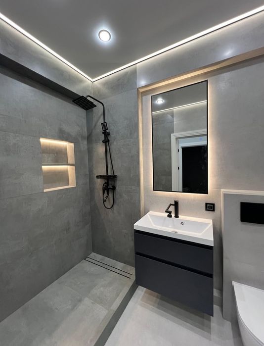 Кафель плитка ишлари, душ  ванна под ключ