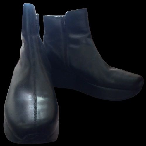 Ботинки на платформе, кожа, 41