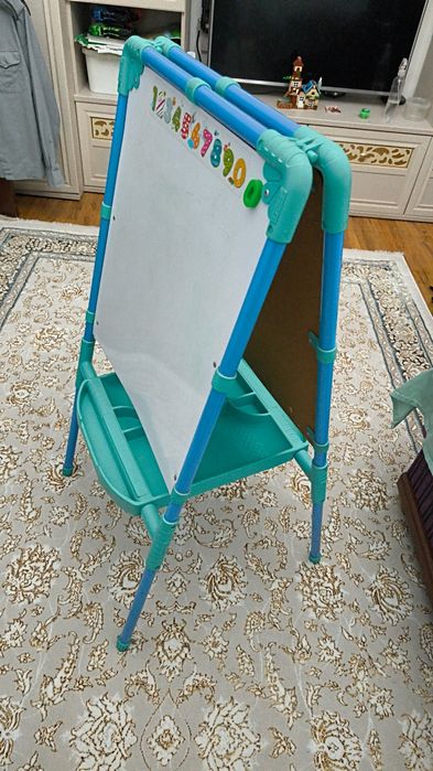 Мольберт (доска) детский двусторонний с пеналом Nika Kids, Ника М1