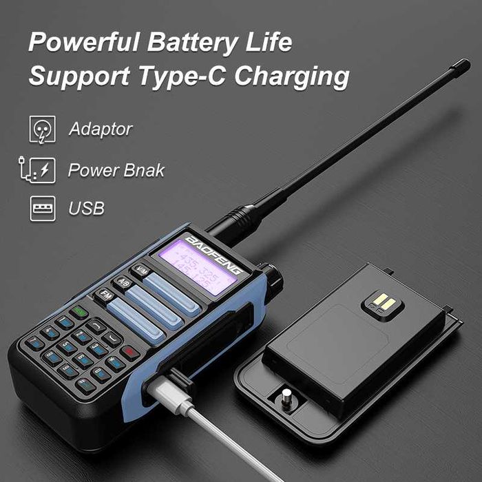 Нова  ТРИбандова BAOFENG UV 16 Ultra 25w 12500mah ip68 РАДИОСТАНЦИЯ