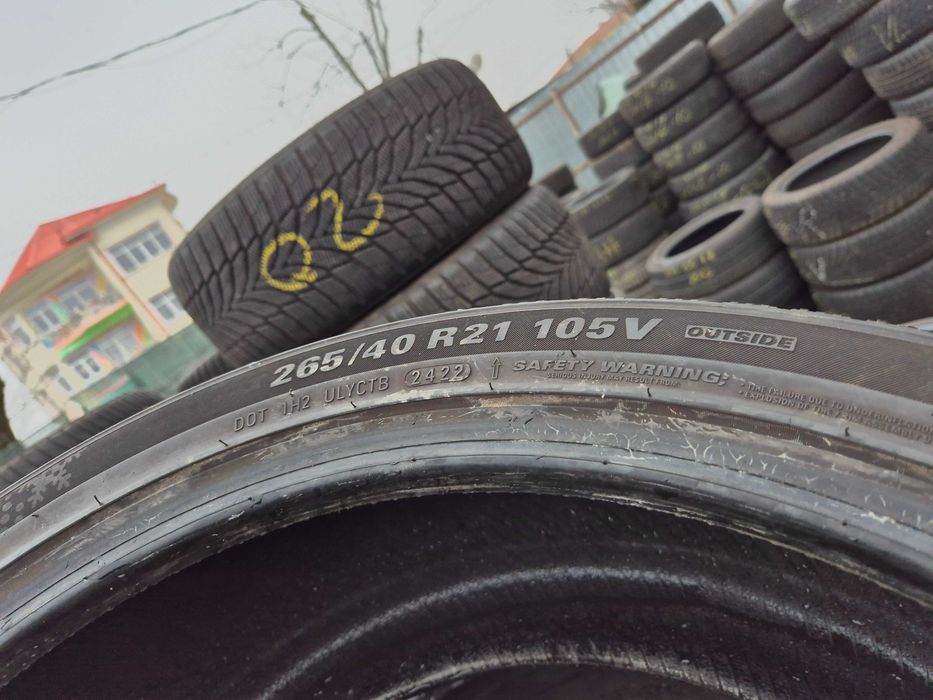 2 Anvelope de IARNA - 265/40/21 - KUMHO - CA NOI DOT 2022