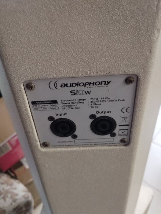 AUDIOPHONY S10W 10 инчови топове